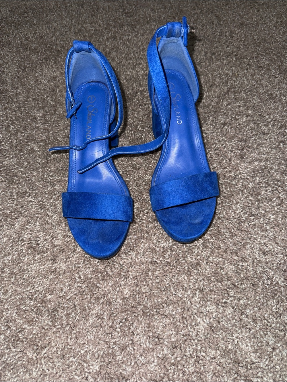 Women’s blue heels - Picture 1 of 4
